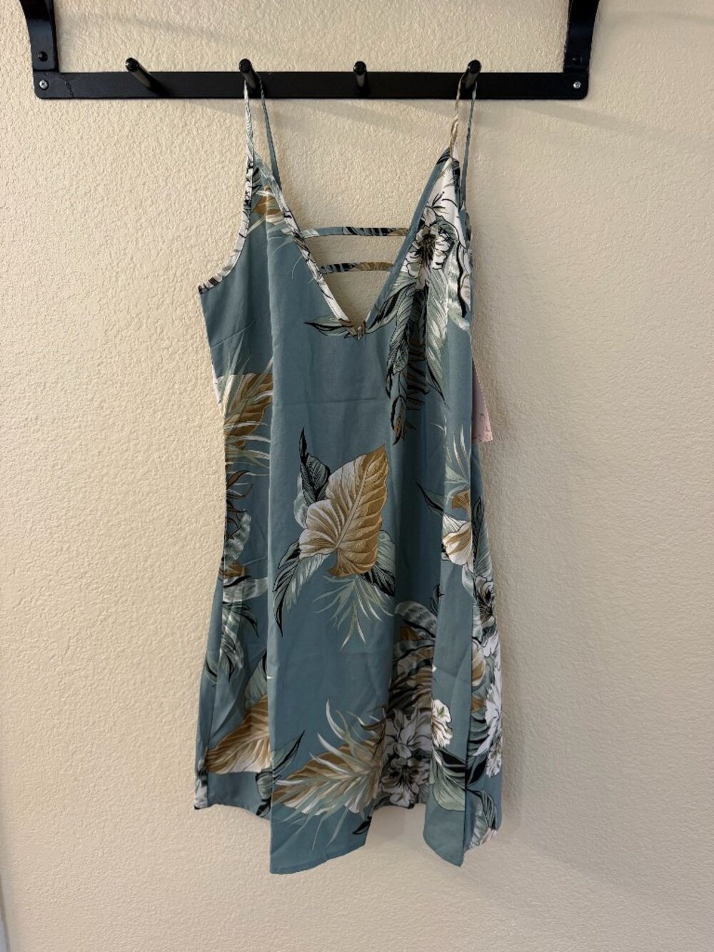 Emery Rose Tropical Print Slip Dress Women's S NWT